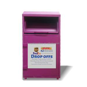 工厂供应大型定制设计捐赠滴箱防水回收收集箱服装社区慈善 - Product Image 5