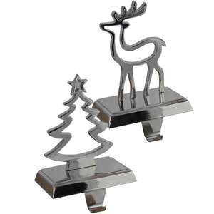 Soporte de almacenamiento de árbol de metal decorativo para el hogar de plata brillante de aluminio fundido - Product Image 3