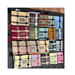ผ้าพันคอแต่งพู่หลากสีพิมพ์ลายได้ตามต้องการสำหรับฤดูหนาวผ้าพันคอ arafat keffiyeh shemagh - Product Image 2