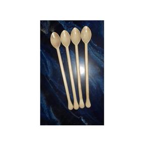 Cuchara de cubiertos de ensalada de madera de mango única para artesanía de tamaño personalizado al por mayor cuchara de cubiertos de madera Natural con esmalte para Cocina - Product Image 2