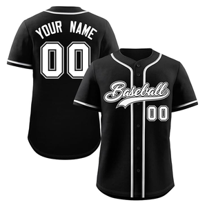 Uniformes de baseball et de softball sur mesure de haute qualité à séchage rapide nouveauté vêtements de sport respirants avec des ensembles de chemises à motif uni - Product Image 1