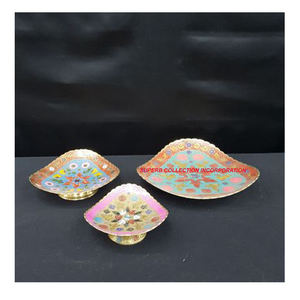 Bol à chocolat rond en laiton gravé en Inde - Product Image 6