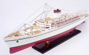 Barco modelo de madera de alta calidad diseñado a medida del fabricante Gia Nhien CRISTOROOFO COLOMBO MOQ bajo regalos artesanía Metal - Product Image 3