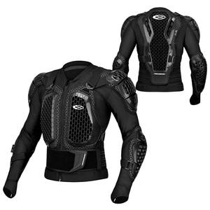 Blouson de moto de course professionnel homologué CE en cuir respirant avec protections d'épaule, de coude et de dos imperméables - Product Image 6