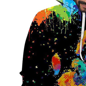 Léger 100 pour cent Polyester hommes pull à capuche décontracté meilleure qualité nouvelle mode impression par sublimation pour l'hiver - Product Image 5