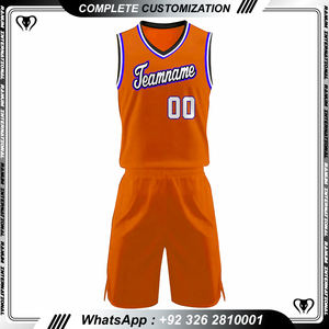 最新设计男士透气定制升华网眼团队篮球服 - Product Image 2