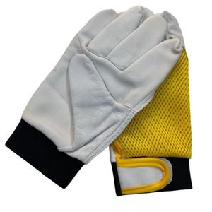 Guantes de montaje de cuero de grano de cabra personalizables de alta calidad antideslizantes para uso diario en exteriores ignífugos para trabajar - Product Image 2