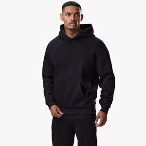 Ropa de invierno más vendida 100% algodón tela impresa de alta calidad al por mayor chándal con bolsillos canguro personalizado a prueba de viento - Product Image 5