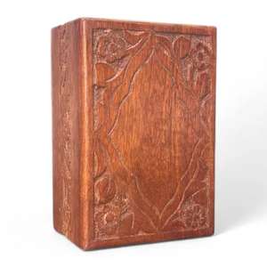 Finition lisse pour les élégantes urnes de stockage de cendres de crémation Urne en palissandre personnalisable faite à la main pour les cendres humaines de l'exportateur indien - Product Image 5
