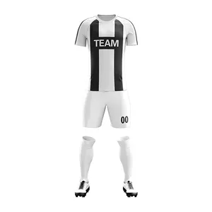 2023 Nieuwe Aankomst Ademend Katoen Voetbal Qatar Wereldbeker 100% Polyester Voetbalteam Truien Uniform Set Custom