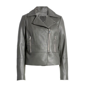 Veste en cuir de moto pour femmes tendance, veste en cuir de moto de haute qualité, vêtements décontractés - Product Image 1