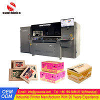 Sunthinks SC600 600mm Printer Digital Karton Bergelombang Ukuran Besar Single Pass Dengan Printbar A3 OEM Baru dari HP