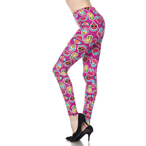 Wholesale High Quality Elastic Waist Women Sublimation <b>Leggings</b> High Quality Ladies Printed <b>Leggings</b> - Product Image 4