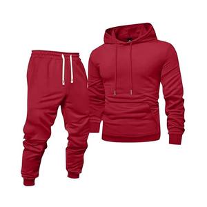 Vente en gros de survêtements pour hommes en coton simple épais survêtement personnalisé à capuche survêtement de gym - Product Image 5