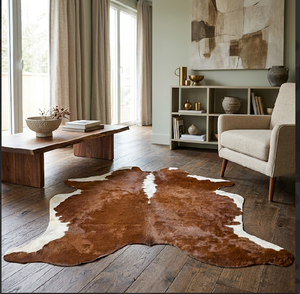 Tapis en cuir de vache de Hereford - Product Image 1
