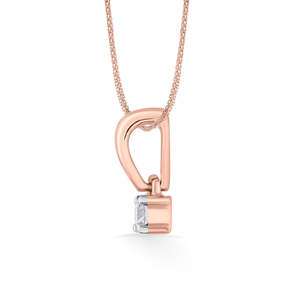 Collar con Colgante de Diamante Cuadrado, Joyería Casual Chic - Product Image 5