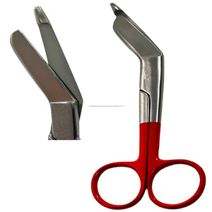 Kit d'instruments chirurgicaux manuels en acier inoxydable pour hôpital, comprenant des ciseaux à pansements et un hémostat, pour chirurgie ORL - WORLD PRECISION SURGICAL - Product Image 2