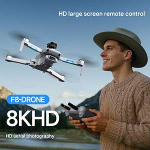 โดรน4DRC หลีกเลี่ยงสิ่งกีดขวาง F8พร้อมรีโมทควบคุมหน้าจอ LCD ตำแหน่ง GPS วิดีโอ2K QHD บินได้นาน21-30นาที - Product Image 2