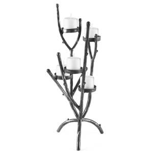 Linterna de cristal dorada y plateada con mango, decoración de fiesta de Navidad, forma geométrica, soporte de vela, a la venta - Product Image 5