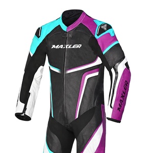 Chaqueta de Motociclismo de Cuero para Hombre, Manga Larga, Impermeable, Reflectante, con Certificación CE, Resistente al Viento, para Todas las Estaciones, MOQ Bajo de 1 Pieza - Product Image 3