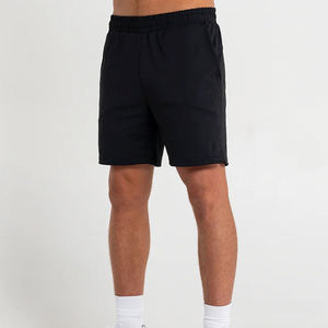 Prix de gros Short d'entraînement en élasthanne de qualité Short de fitness en maille pour homme Short d'été droit mince de sport - Product Image 4