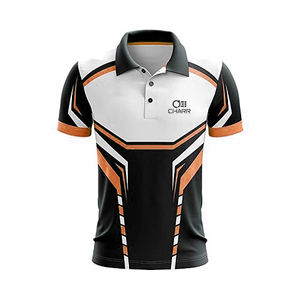 100% poliéster Tallas grandes Hombres de alta calidad de manga corta polo deportivo sublimado personalizado camiseta ropa stock Venta caliente - Product Image 2