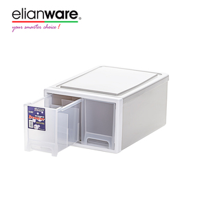 Stackable Plastic Multipurpose Drawer Compartments Bedroom Cosmetics Organizer Classified Storage Box Office Detachable Cabinet