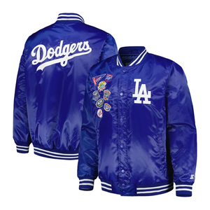 College Varsity Baseball Letterman Jacket Pink Satin Bomber Calidad excelente - Product Image 4