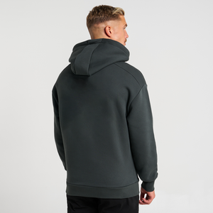 เสื้อฮู้ดแขนทำตามสั่งแบบมีฮู้ดสำหรับผู้ชายเสื้อฮู้ดผู้ชายสีดำแบบหลากหลายสีผ้าฝ้ายผสม - Product Image 5