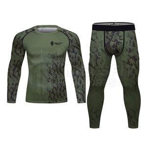 Traje de Compresión para Hombre, Spandex/Poliéster, Manga Larga, Diseño Personalizable, Último Diseño, Venta Caliente, Cómodo y Transpirable - Product Image 1