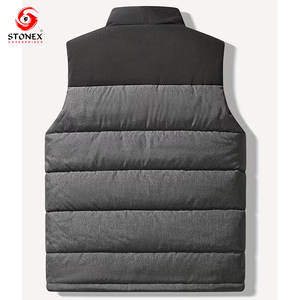 Chaleco Acolchado Informal de Invierno para Hombre de Alta Calidad |   Chaqueta con Cremallera Elegante, Ligera y Cálida, Diseño de Logotipo Personalizado, Se Acepta OEM/ODM - Product Image 2