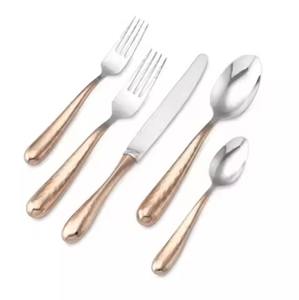 Juego de Cubiertos de Metal de acero inoxidable de lujo, vajilla elegante, cuchara, tenedor, cuchillo, juego de cubiertos para el hogar, cocina y comedor - Product Image 4