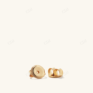Joyería de moda Sólido 14K Oro blanco Diseñador de alta calidad Twist Hoops Pendientes para mujeres Joyería al por mayor de alta calidad - Product Image 6