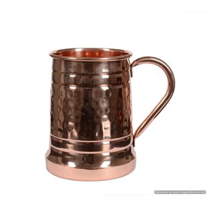 Taza de Cerveza de Cobre Ecológica, Libre de BPA, Diseño Clásico Vintage para Beber Agua, Fiestas, Campamentos, Bodas, Uso Doméstico, Logotipo Personalizable - Product Image 2