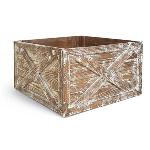 ปลอกคอต้นไม้ไม้ตกแต่งคริสต์มาส จำนวนมาก ผลิตในอินเดีย ฐานตั้งต้นไม้ ดีไซน์หรูหรา ตกแต่งบ้าน ปีใหม่ งานเลี้ยงคริสต์มาส - Product Image 5