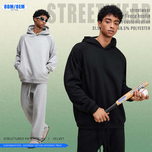 Poids lourd 400 GSM Hoodies Premium unisexe sweats confortable chaud durable tenue décontracté prix usine en gros - Product Image 1