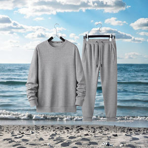 Chándal de invierno transpirable de algodón 100% de longitud completa de ajuste Regular de calidad superior para hombre, conjunto de Material ligero y duradero - Product Image 2