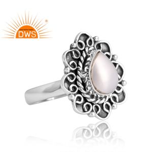 New Arrivals Sterling Silver Natural <b>Pearl</b> Gemstone <b>Ring</b> Custom Design Jewelry For Women Gift For Her - Product Image 4