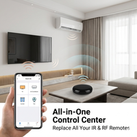 Pengendali Jarak Jauh Universal WiFi IR RF 433MHz 315MHz Modul Otomasi Rumah Pintar Tuya Kontrol Suara untuk Alexa Google Assistant