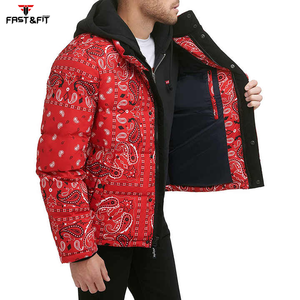 Custom Made <b>Men</b> Winter Puffer <b>Jacket</b> New Style <b>Long</b> Canvas <b>Jacket</b> with Stand Collar Available in Different Colors - Product Image 5