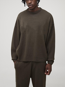 Ensemble de survêtement homme personnalisé en coton imprimé 100% de 300 g/m² pour l'hiver, style urbain, pantalon de jogging et sweat-shirt 2 pièces - Product Image 4