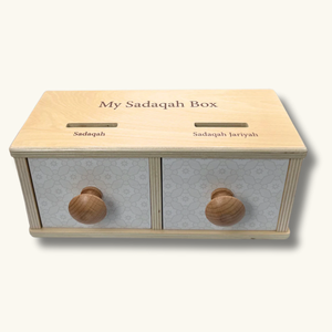 Regalo de Ramadán para niños, Montessori Sadaqah Saving Toy Sadaqah Coin Box (Montessori) - Product Image 1