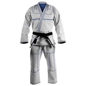 Uniforme de Karate, Uniforme de Artes Marciales, Aprobado, Transpirable, Cómodo, de Sarga/Lona, Unisex, para Adultos - Product Image 1