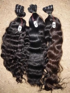 Prix d'usine Cheveux humains indiens vierges Remy, extension de cheveux de temple à double trame machine, 100g, permanent et toutes les couleurs - Product Image 6