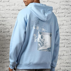 Sudadera con capucha de gran tamaño Tasa de venta completa Buen material Sudadera con capucha de gran tamaño Nuevo diseño 100% Algodón Hombres - Product Image 4