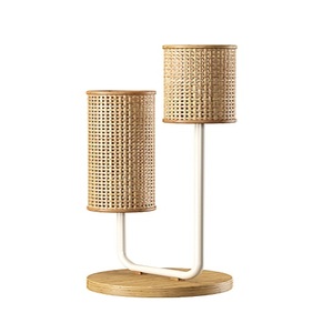 hot sale rattan Table Lamp Rattan table lamp cane desk lamp <b>decorative</b> and <b>lighting</b> with creative design for home decor - Product Image 6