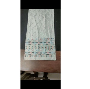 Tissu Satin de luxe de poids moyen tricoté Style Dobby pour vêtements de mariée robes de soirée tenues ethniques traditionnelles 120 GSM - Product Image 1