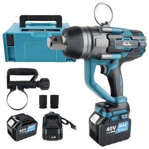 Llave de Impacto Inalámbrica de 6.0A con Batería, 1 Pulgada, Sin Escobillas, Alto Torque de 2200 Ft-lbs (3000Nm), Cargador Rápido, Estuche de Transporte, 20V/21V, Uso Pesado - Product Image 1