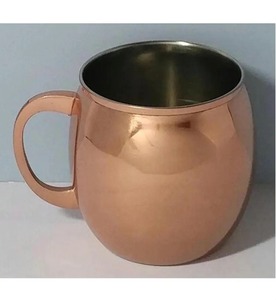 แก้วมักทำจากทองแดงเซรามิกพร้อมหูจับถ้วยเซรามิกมอสโกแบบคลาสสิกและค็อกเทล - Product Image 6