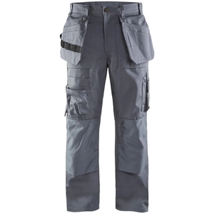 Pantalon cargo de travail uni de qualité supérieure, léger, respirant, avec logo personnalisé, fermeture à cordon, devant plissé pour hommes - Product Image 2